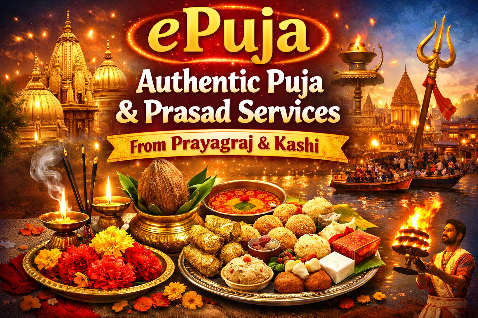 Authentic Puja & Prasad Services from Prayagraj and Kashi